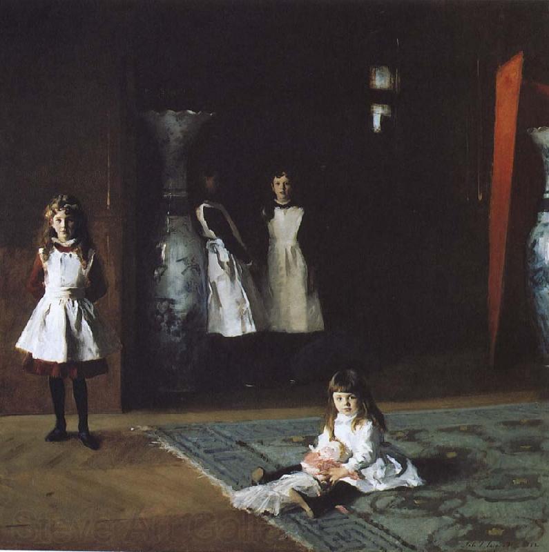 John Singer Sargent Bo Aite daughters France oil painting art